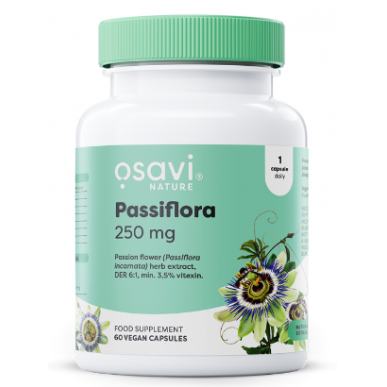 Osavi Passiflora, 250 mg - 60 vegānu kapsulas – madala kalorsusega toode firmalt Osavi, osta SportFit-ist
