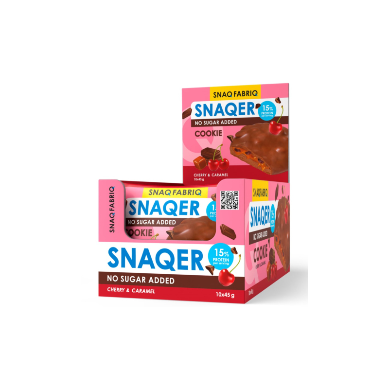 SNAQ FABRIQ KIRSI -CARAMELL Glazēti cepumi - 45G
