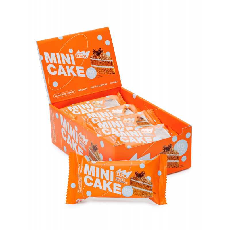 Olbaltumvielu rex mini olbaltumvielu kūka, burkāns - 40 g