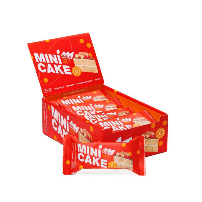 Olbaltumvielu rex mini olbaltumvielu kūka, ābols - 40 g