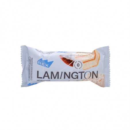 Olbaltumvielu rex lamington olbaltumvielu kūka, piens - 50 g