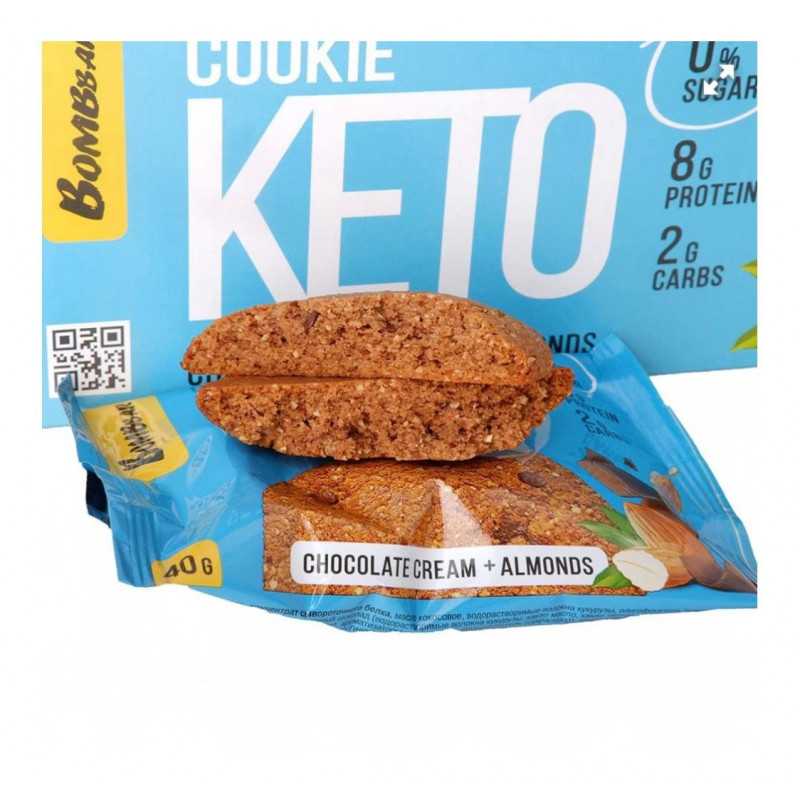 Keto Cookie "šokolādes krēms un mandeles", 40 g