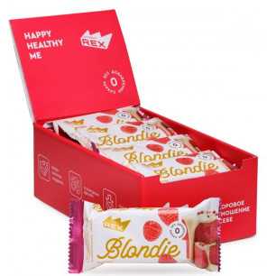 Olbaltumvielu rex olbaltumvielu kūka blondīne, avenes - 50 g