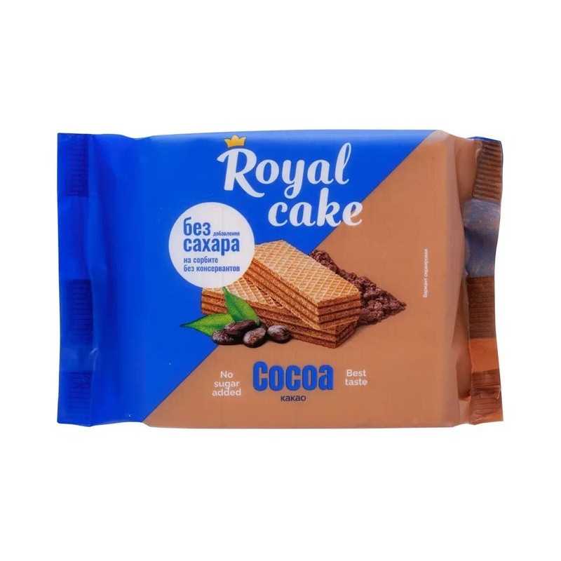Olbaltumvielu rex olbaltumvielu vafeles ar sorbītu, kakao aromatizēts - 120 g