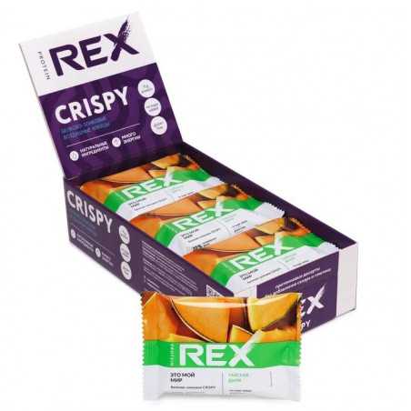 Olbaltumvielu rex kraukšķīgais olbaltumvielu-cereals-sneikers, Taizemes melone-55 g