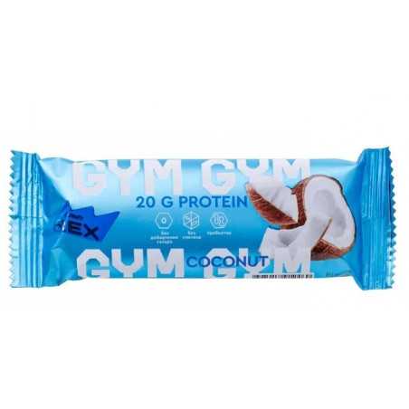 Olbaltumvielu rex sporta zāle ar augstu olbaltumvielu bāru, kokosriekstu - 60 g