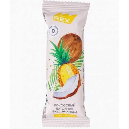 Olbaltumvielu rex stiklots kokosrieksts, ananāsi - 40 g