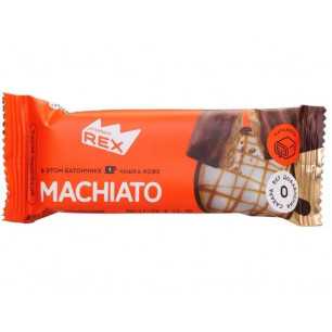 Olbaltumvielu rex ar augstu olbaltumvielu batonu, karameļu macchiato - 40 g