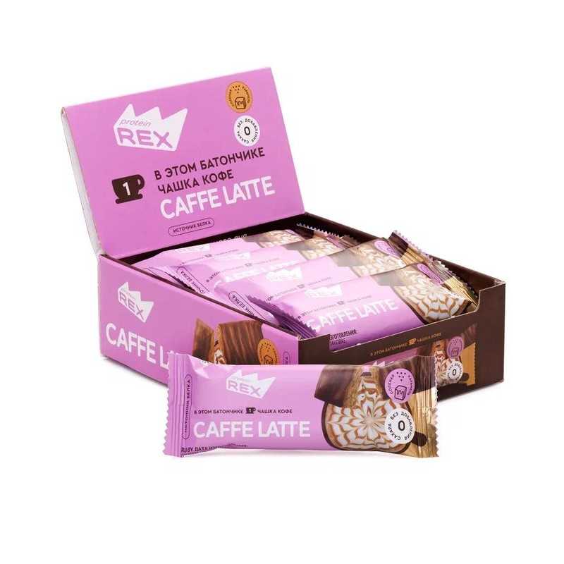 Olbaltumvielu rex ar augstu olbaltumvielu nūju, sāls karameļu latte - 40 g Olbaltumvielu rex ar augstu olbaltumvielu nūju, sāls karameļu latte - 40 g