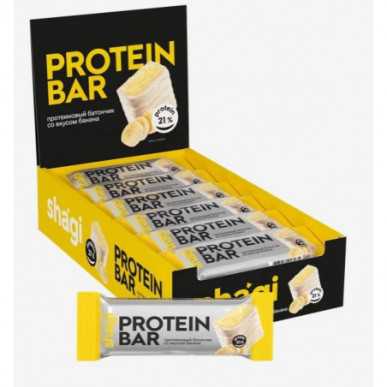 Olbaltumvielu rex shagi ar augstu olbaltumvielu nūju ar banānu garšu - 40 g – madala kalorsusega toode firmalt Protein Rex, osta SportFit-ist