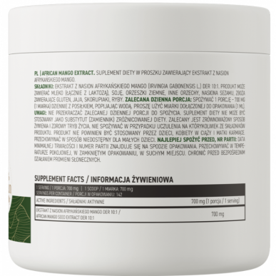 Afrikan mangouute - 100 g – madala kalorsusega toode firmalt Ostrovit, osta SportFit-ist