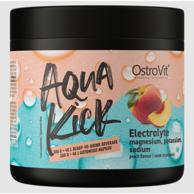 Ostrovit Aqua Kick elektrolīts - 300 g – madala kalorsusega toode firmalt Ostrovit, osta SportFit-ist