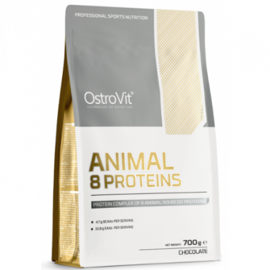 Ostrovit Animal 8 olbaltumvielas, šokolāde - 700 g – madala kalorsusega toode firmalt Ostrovit, osta SportFit-ist