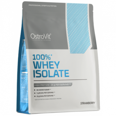 Ostrovit 100% sūkalu izolāts, zemenes - 300 g – madala kalorsusega toode firmalt Ostrovit, osta SportFit-ist