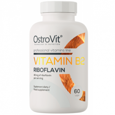 Ostrovit vitamīns B2 riboflavīns - 60 kapsulas – madala kalorsusega toode firmalt Ostrovit, osta SportFit-ist