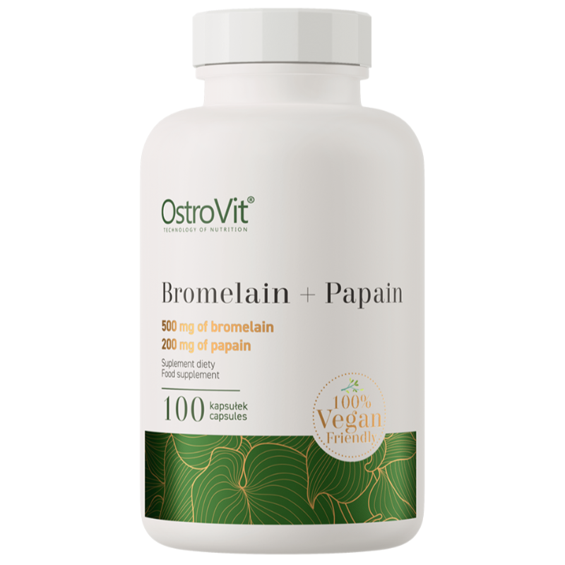 Ostrovit Bromelain + Papain Vege - 100 kapsulas