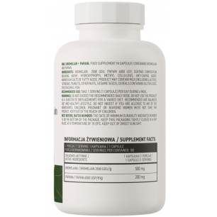 Ostrovit Bromelain + Papain Vege - 100 kapsulas