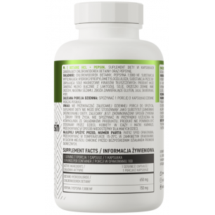 Ostrovit Betaine HCL + pepsin - 100 kapsulas