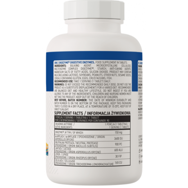 Ostrovit digezyme enzīmi - 90 tabletes – madala kalorsusega toode firmalt Ostrovit, osta SportFit-ist