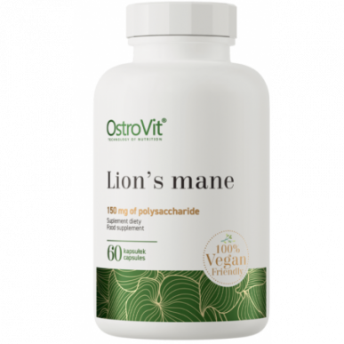 Ostrovit Lion's Mane Vege - 60 kapsulas – madala kalorsusega toode firmalt Ostrovit, osta SportFit-ist