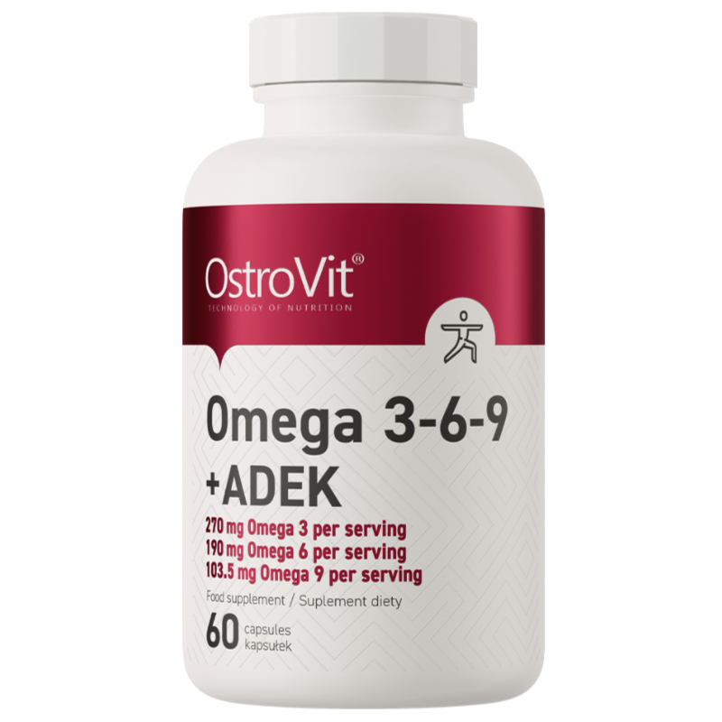 Ostrovit Omega 3-6-9 + ADEK-60 kapsulas Ostrovit Omega 3-6-9 + ADEK-60 kapsulas