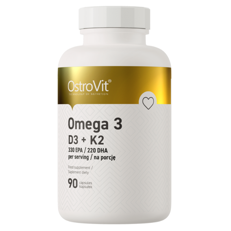 Ostrovit Omega 3 D3+K2 - 90 kapsulas