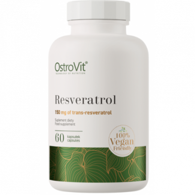 Ostrovit Resveratrol Vege - 60 kapsulas – madala kalorsusega toode firmalt Ostrovit, osta SportFit-ist