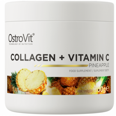 Ostrovit kolagēns + C vitamīns, ananāsi - 200 g – madala kalorsusega toode firmalt Ostrovit, osta SportFit-ist