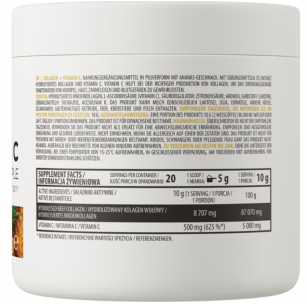 Ostrovit kolagēns + C vitamīns, ananāsi - 200 g