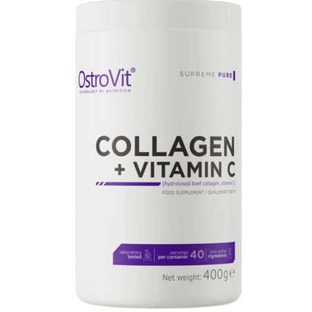 Ostrovit kolagēns + C vitamīns, dabisks - 400 g