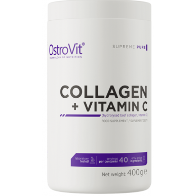 Ostrovit kolagēns + C vitamīns, dabisks - 400 g – madala kalorsusega toode firmalt Ostrovit, osta SportFit-ist