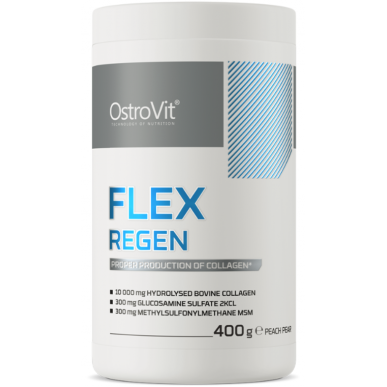 Ostrovit Flex Regen, Peach -Pear - 400 g – madala kalorsusega toode firmalt Ostrovit, osta SportFit-ist
