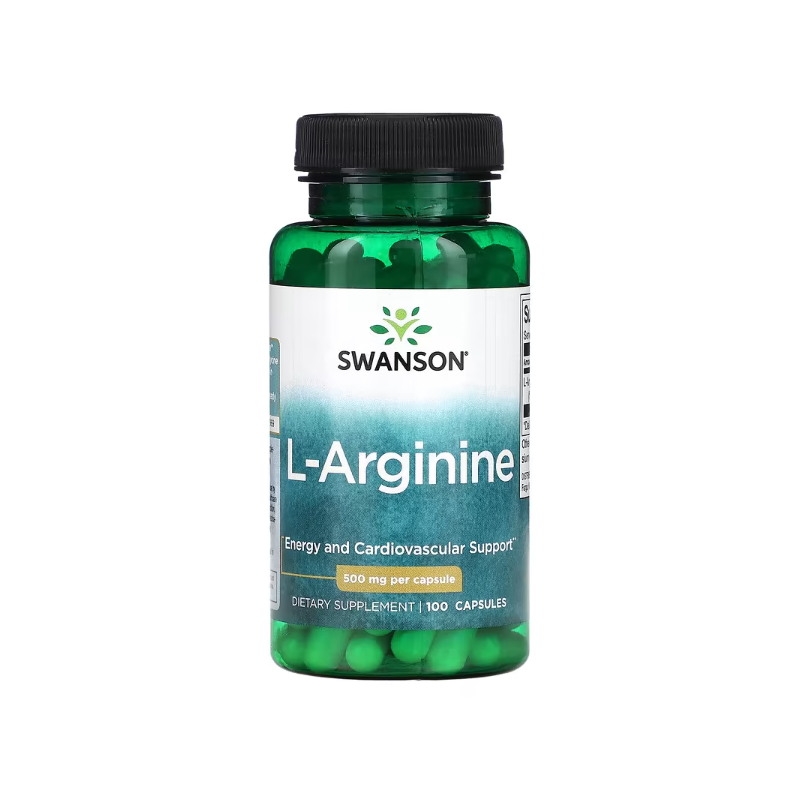 Swanson L -arginīns, 500 mg - 100 kapsulas