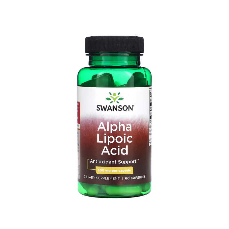 Swanson Alpha -lipoic skābe, 600 mg - 60 kapsulas