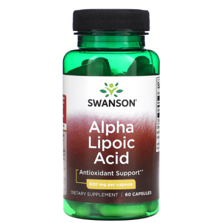 Swanson Alpha -lipoic skābe, 600 mg - 60 kapsulas