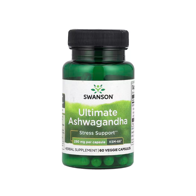 Swanson Ashwagandha Ultimate KSM-66, 250mg-60 VCAPS