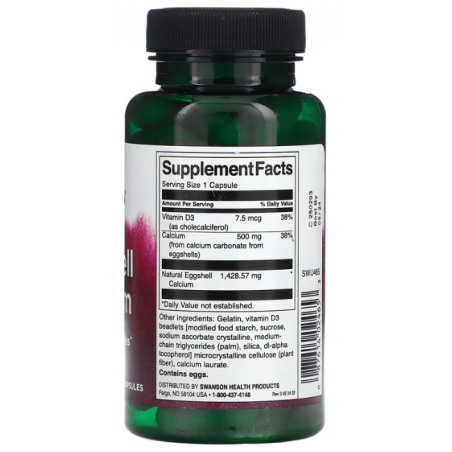 Swanson olu kalcija vitamīns -3 - 60 kapsulas
