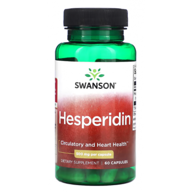 Swanson hesperidīns, 500 mg - 60 kapsulas – madala kalorsusega toode firmalt SWANSON, osta SportFit-ist
