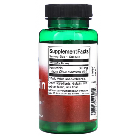 Swanson hesperidīns, 500 mg - 60 kapsulas
