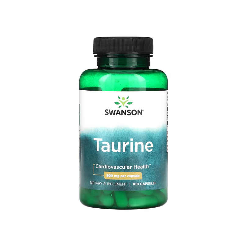 Swanson taurine, 500 mg - 100 kapsulas
