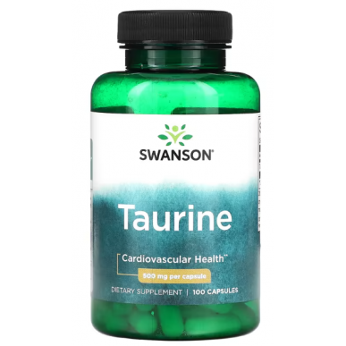 Swanson taurine, 500 mg - 100 kapsulas – madala kalorsusega toode firmalt SWANSON, osta SportFit-ist