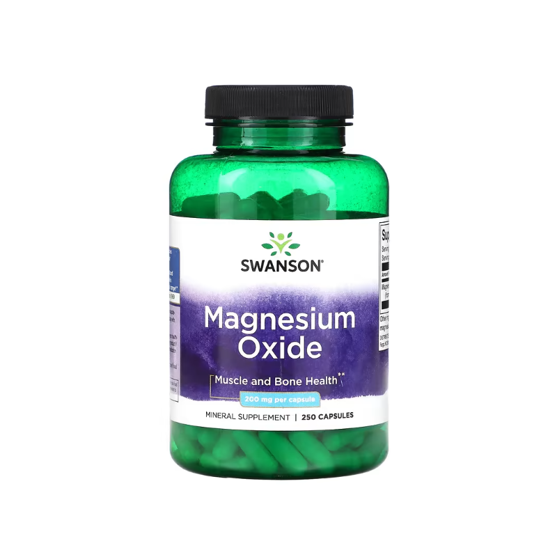 Swanson magnijs, 200 mg - 250 kapsulas