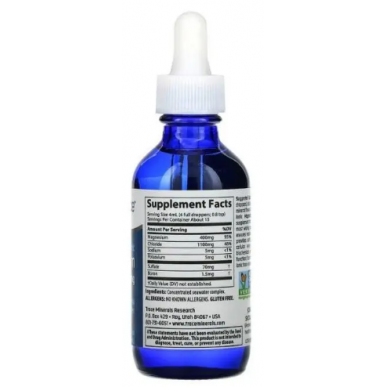 Izsekošanas minerāli jonu magnijs, 400 mg - 59 ml – madala kalorsusega toode firmalt TRACE minerals, osta SportFit-ist
