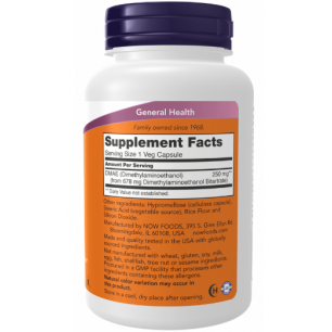 Tagad Foods DMAE (dimetilaminoetanols), 250 mg - 100 vcaps