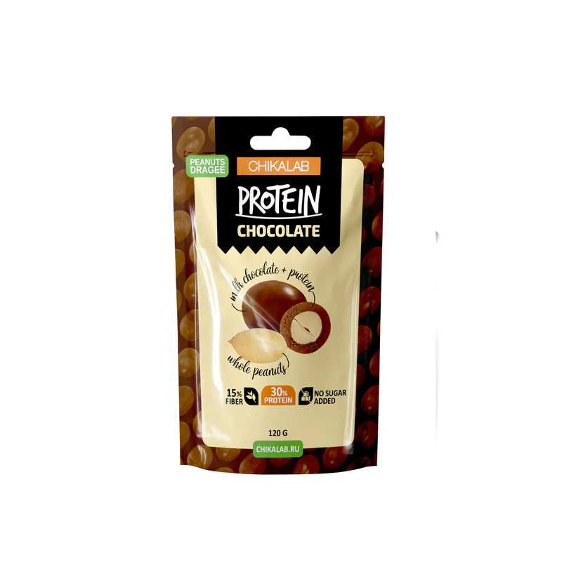 Chikalab proteinrazee "zemesriekstu šokolāde", 120 g