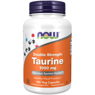 Tagad pārtikas produkti taurīns, 1000 mg dubultā stiprība - 100 vcaps