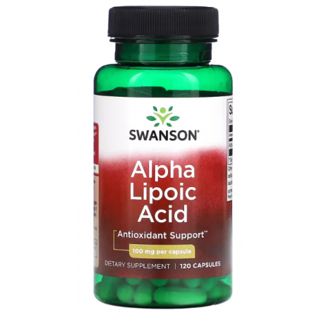 Swanson Alpha -liposkābe, 100 mg - 120 kapsulas
