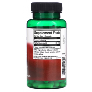 Swanson Alpha -liposkābe, 100 mg - 120 kapsulas