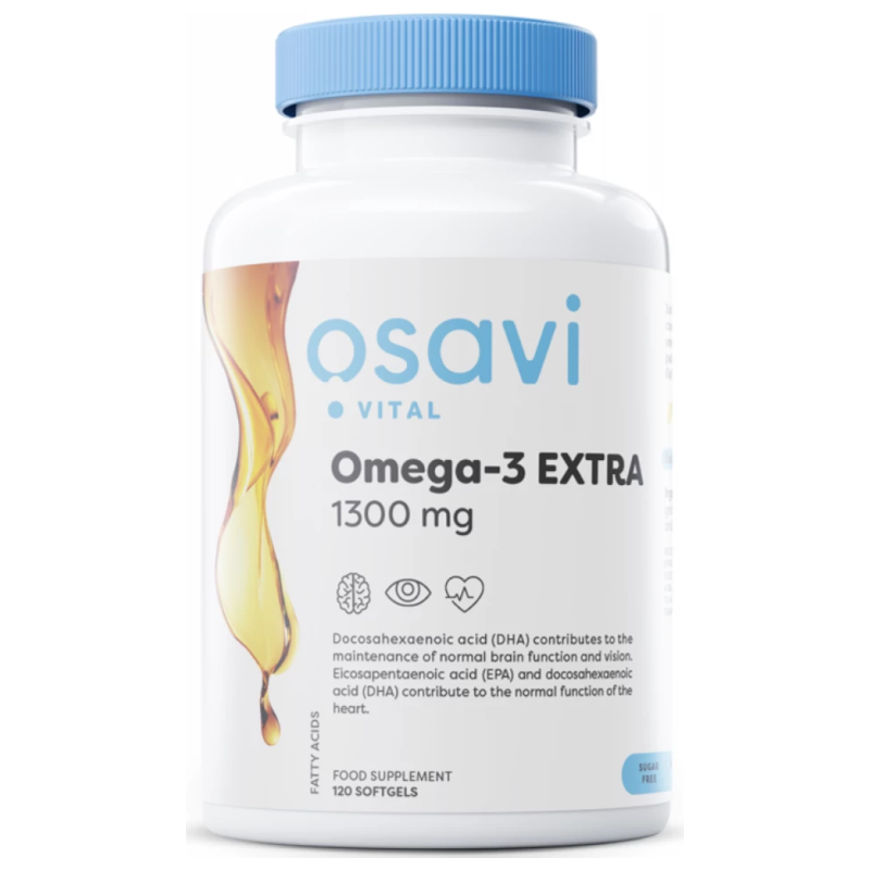 Omega -3 Papildu molekulāri destilli, 1300 mg (citrons) - 120 SoftGels Omega -3 Papildu molekulāri destilli, 1300 mg (citrons) - 120 SoftGels