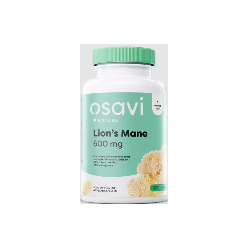 Osavi lauvas lauva 600 mg - 60 vegānu kapsulas